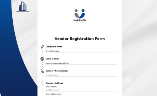 Vendor Registration Form