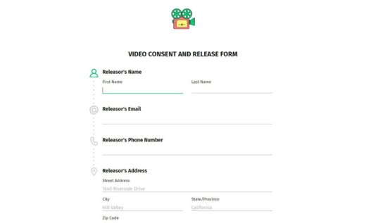 Video Release Form