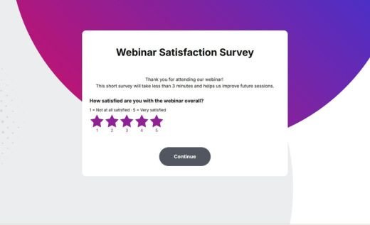Webinar Satisfaction Survey