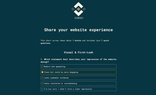 Website Feedback Form